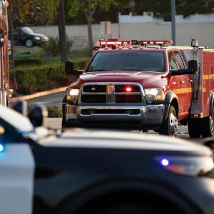 Police,,Fire,,And,Paramedic,Units,Respond,To,The,Scene,Of